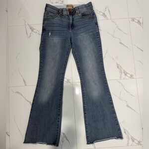 Democracy Flare Jeans in Faded Blue size 6